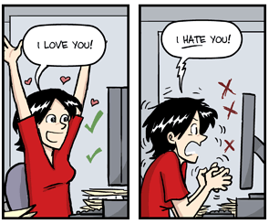 Hate&Love (phdcomics)